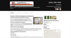 Desktop Screenshot of mywarehouseequipment.com